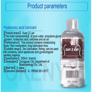Lubricant Gel Sex Lubricant Oil Water Soluble Gel 200ml