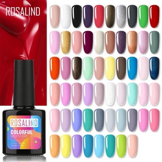 CLIPPERPET TRIMMER☏ROSALIND Gel Nail Polish Pure color 10ML For Nail Art Manicure Need Base Top Coat