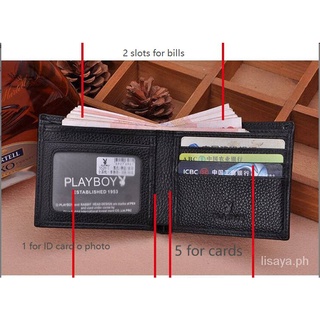 Wallet for Men leather Short card Holder Multi-function Wallet (6)