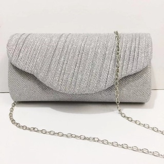 ﹉❏[MJ&AJ] Midnight Florence Clutch Bag (with sling)