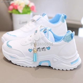 ♤☂Girls daddy shoes 2021 spring and autumn Korean version of breathable sports white shoes all-match