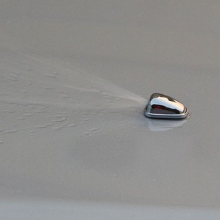 Zlord Car Wiper Water Spray Nozzle Cover Trim Sticker Case For Ford Ecosport