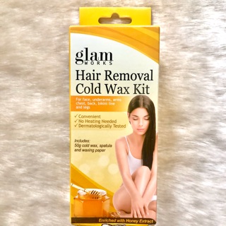 GLAM WORKS HAIR REMOVAL COLD WAX KIT