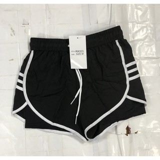 roxy sportswear short Two-piece suit shorts for women/Running/GYM/YOGA