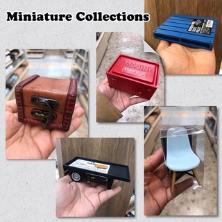 Pre order - Miniature Collection vintage box / chairs / box / pallet / trailer