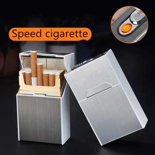 Cigarette-filled cigarette case with windproof lighter cigarette lighter cigarette accessory (2)