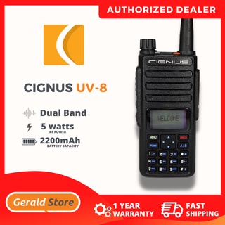 Cignus UV8 Dual Band (VHF / UHF) Tri Power Radio UV-8 FREE EARPIECE - 1 Year Warranty