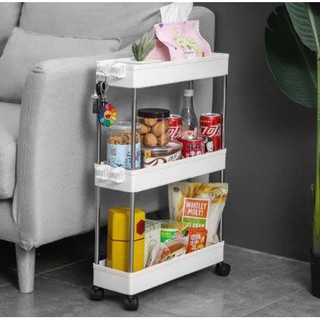 4 and 3 Shelves/Layer Movable Bathroom Rack Organizer, Kitchen Storage, Home Bedroom Organizer