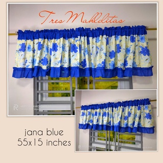 Jana Valance curtain made from geena size: 15in Length 60in Width