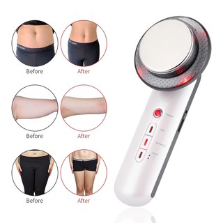 3-IN-1 Ultrasonic Cavitation Machine EMS Fat Burner Infrared Therapy Body Slimming Massager Cellulit