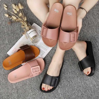 Summer new style women's one-word casual slippers thin-soled household women's shoes (1)