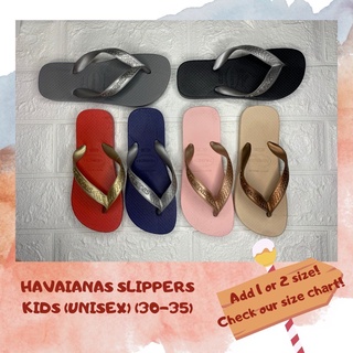 woman sandals for kids (KIDS 30-35) TWO TONE COLOR SLIPPERS FLIP FLOPS FOR KIDS