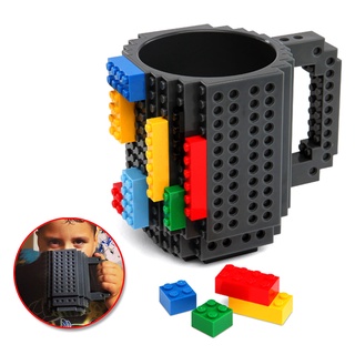 Creative Diy Mug Building Blocks Lego Compatible Water Cup Coffee Cup Birthday Gift（350ml）