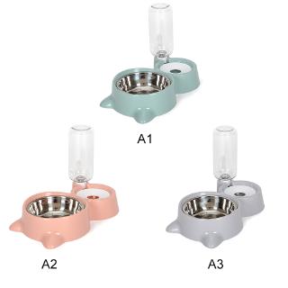 Automatic Pet Feeder Water Dispenser Cat Dog Drinking Bowl Dogs Feeder Dish Double Bowl (6)