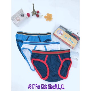 BRIEF FOR KIDS 3IN1 .SIZE:.M,L.XL #617
