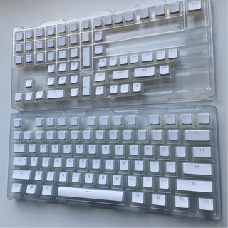 ☋[Keycap] Pudding keycap PBT 133 key keyboard replacement keycap customization suitable for 64/68/10