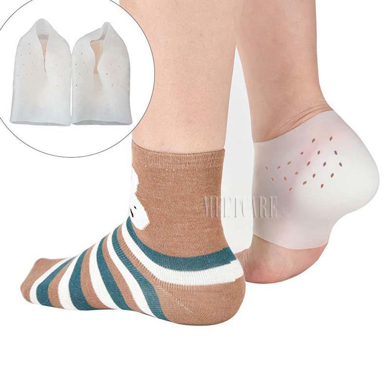 Ready Stock【 Leacat 】2～4cm Invisible Height Lift Heel Pad Sock Liners Increase Heightened Gel Insole Dress In Socks (2)
