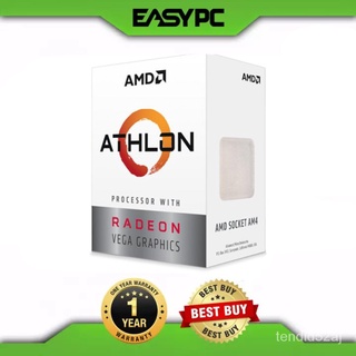 AMD Athlon 3000G Vega 3 Socket Am4 Processor, Brand New AM4 processor, AMD Athlon Desktop Processors