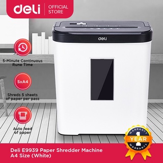 Seville StoreDeli E9939 Paper Shredder Machine White (Automatic)