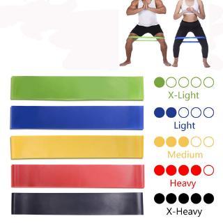 5Pcs/lot Fitness Yoga Resistance Rubber Bands /Resistance Exercise Bands / Pilates Elastic Bands /Natural Latex Workout Bands / Body Strength Training Set Workout Bands