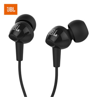 JBL C100SI 3.5mm wired Bass Stereo Earphone for Android IOS mobile phones Earbuds with Mic Earphones