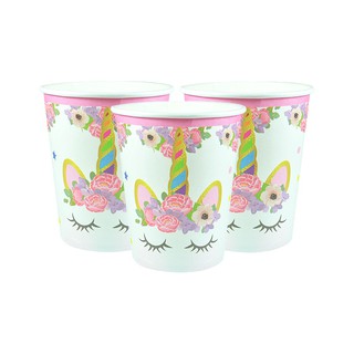 Themed Party Cups 6 pcs | Party Supplies | Party Needs [Unicorn, Soccer]