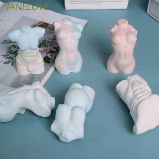 Jlove flgo 3D Body Shape Candle Ring Oxygen Resin Mould For Women Men Body Model