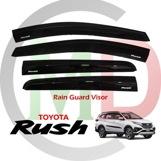 Toyota Rush 2018-2019 OEM Type Rain Guard Window Visor (Made in Thailand)