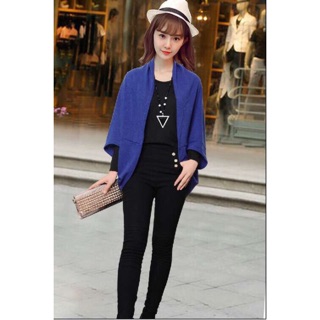 cotton coat blazer blue casual coat blazer for women lady OL #578mall