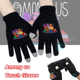 Game Knitted Gloves Model Full-finger Gloves Touch Screen Winter Cold Warm Gloves Gift