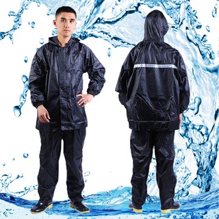 Waterproof Motorcycle Terno Raincoat with reflector (99) Police Rain Suit