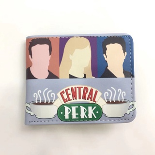 [creativity]Friends TV Show Wallet Central Perk Coffee Time Wallets With Coin Pocket PU Leather Purs (8)