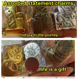 Assorted charms/pendants