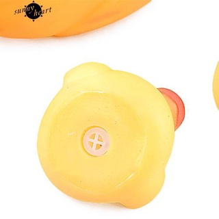 【Ready Stock】☼♨COD~Baby Bath Bathing Rubber Race Duck Toys Squeaky Yellow Ducks (2)