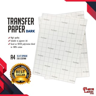 Dark Transfer Paper 3G Jet Opaque A4 (10Sheets)(Cuyi Cindy)