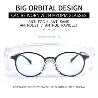 【Ready Stock】☇⊙【wholesale& lowest price】Anti Drool-proof Goggles Glasses Anti-dust Anti-droplets Adj (7)