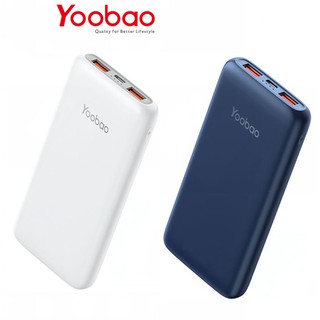 YOOBAO Z8 20000mAh Dual Output Type-C Input New Design Li-polymer Portable Powerbank