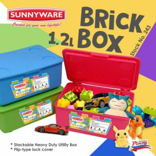 Sunnyware 243 Stackable Utility Box Brick Box