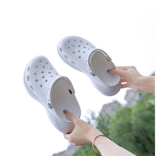 Crocs Bae Clog Chain Design Platform High-Heeled Sandals for Women Lightweight all-rubber (8)