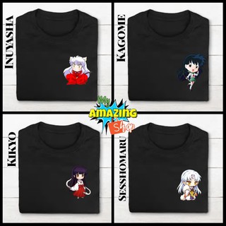 (New Product) Inuyasha Anime Tshirt Roundneck Cotton Unisex