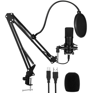 EMB SENDA USB-Type Professional Condenser Sound Recording Microphone Set SD-MM7