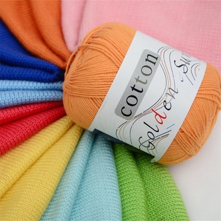 yarn for crochet☃[AIRUI] 14 Colors Winter Warm Yarn Soft Bamboo Crochet Cotton Knitting Baby Knit Ba