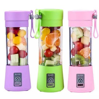Portable juicer☃✙﹍blender juicer fruit presser Rechargeable Electric Portable Mini Mixer 380