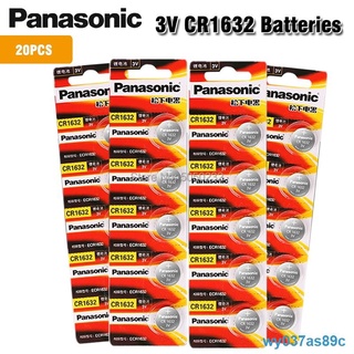 Explosion◐☃☼20Pcs/lot PANASONIC CR1632 1632 DL1632 3V Lithium Batteries Cell Button Coin Battery Cal