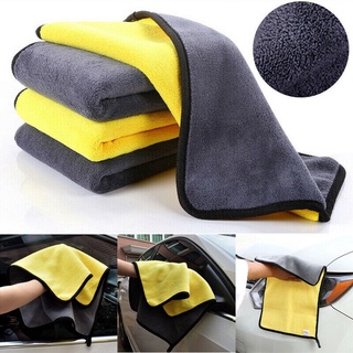 30*60cm Car Wash Towels Microfiber Towel Auto Cleaning Dry Fit Cloth Hemming Super Absorbent