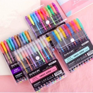 Zuixua 12 in 1 Neon Color Pen 1.0mm/Metal/Pastel/Highlighter