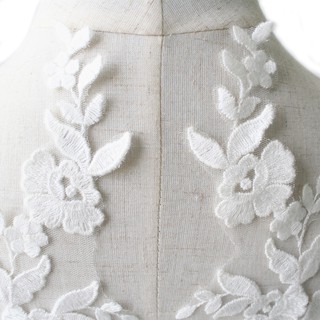 Lace Flower Sew On Patch Badge Wedding Bridal Dress Applique (4)