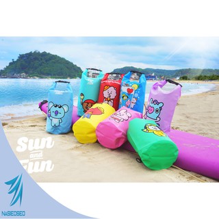 BTS BT21 Official Authentic Product Character Vacation Summer Duffel Beach Bag