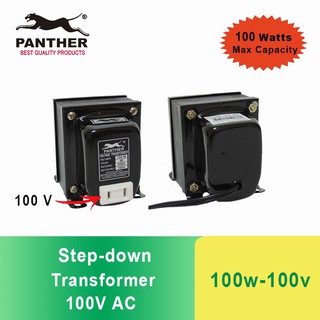 Panther 100w-100v Step-down Transformer 100 Watts Output 100VAC Single Phase Auto Type
