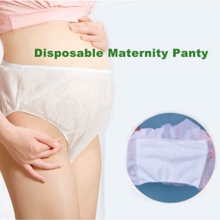 [MUMU]10-30pcs Soft Cotton Disposable Panties Plus Size Extra Large Maternity Underwear Panty Ready Stock